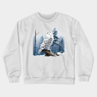 Snowy Owl Crewneck Sweatshirt